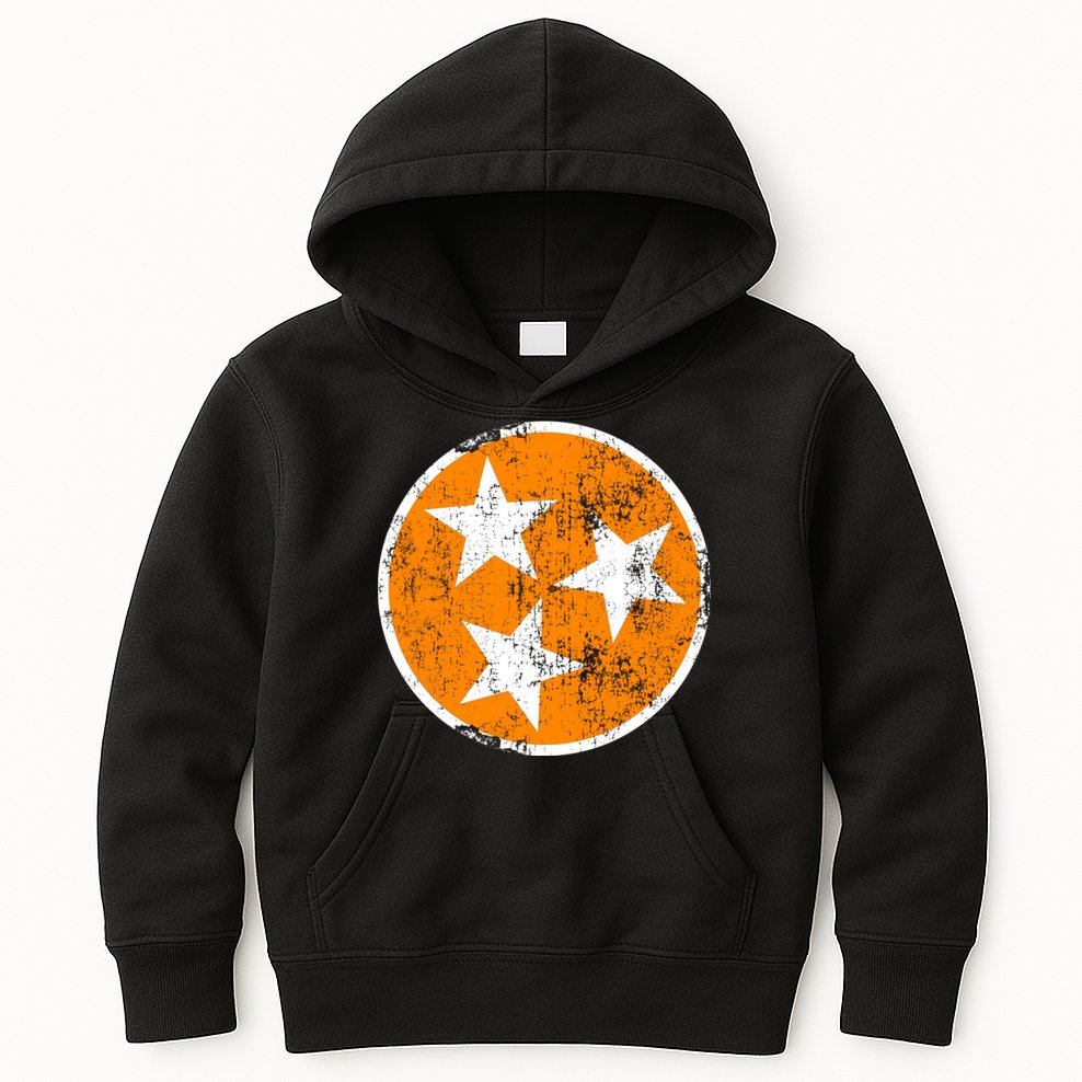 Tennessee State Flag TN Souvenir Football Baseball Sport Fans Kids Hoodie