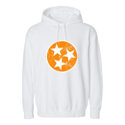 Tennessee State Flag TN Souvenir Football Baseball Sport Fans Garment-Dyed Fleece Hoodie