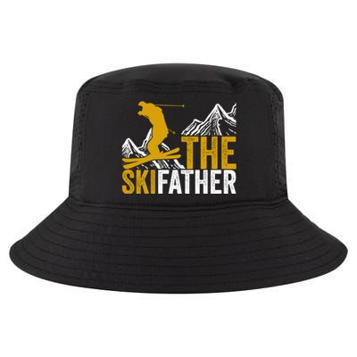 The Ski Father Cool Dad Skiing Adventure Slope Style Design Funny Gift Cool Comfort Performance Bucket Hat