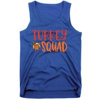 Turkey Squad Funny Thanksgiving Funny Gift Tank Top