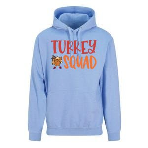 Turkey Squad Funny Thanksgiving Funny Gift Unisex Surf Hoodie