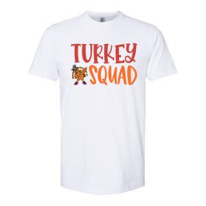 Turkey Squad Funny Thanksgiving Funny Gift Softstyle CVC T-Shirt