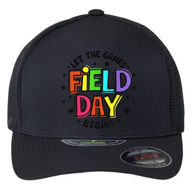 Teacher Student Field Day Let The Games Begin Field Day Flexfit Unipanel Trucker Cap