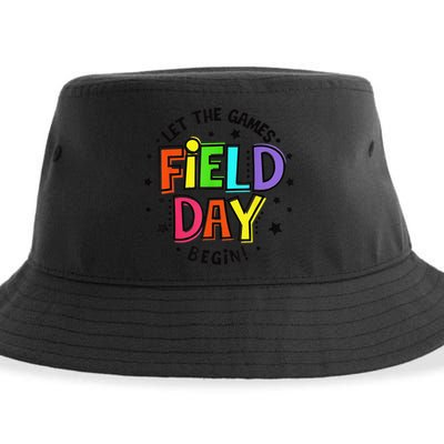 Teacher Student Field Day Let The Games Begin Field Day Sustainable Bucket Hat