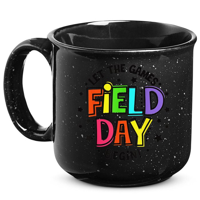 Teacher Student Field Day Let The Games Begin Field Day 15oz Campfire Ceramic Mug