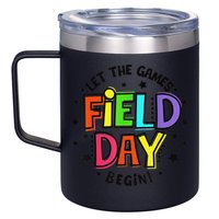 Teacher Student Field Day Let The Games Begin Field Day 12oz Stainless Steel Coffee Mug