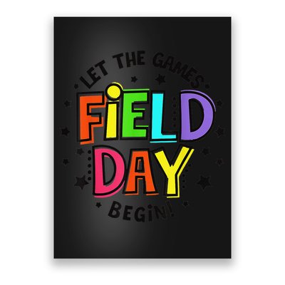 Teacher Student Field Day Let The Games Begin Field Day Poster