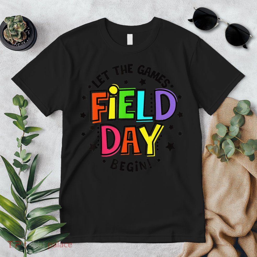 Teacher Student Field Day Let The Games Begin Field Day Premium T-Shirt