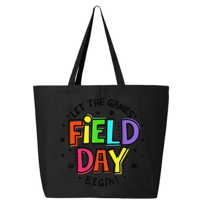 Teacher Student Field Day Let The Games Begin Field Day 25L Jumbo Tote
