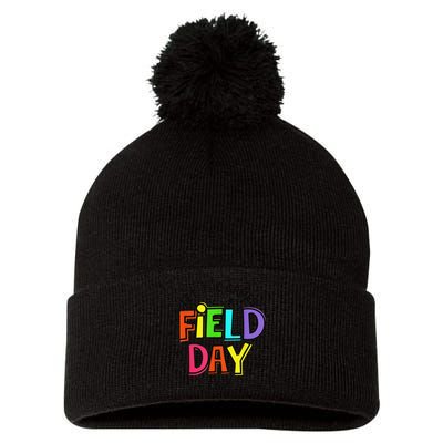Teacher Student Field Day Let The Games Begin Field Day Pom Pom 12in Knit Beanie