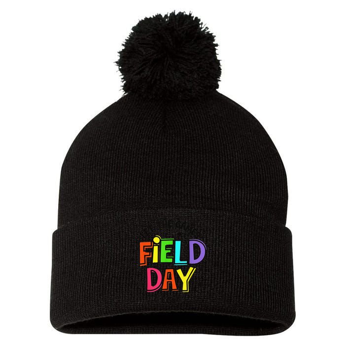 Teacher Student Field Day Let The Games Begin Field Day Pom Pom 12in Knit Beanie