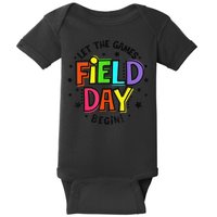 Teacher Student Field Day Let The Games Begin Field Day Baby Bodysuit