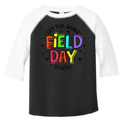 Teacher Student Field Day Let The Games Begin Field Day Toddler Fine Jersey T-Shirt