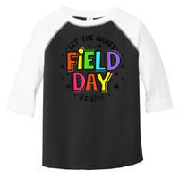 Teacher Student Field Day Let The Games Begin Field Day Toddler Fine Jersey T-Shirt