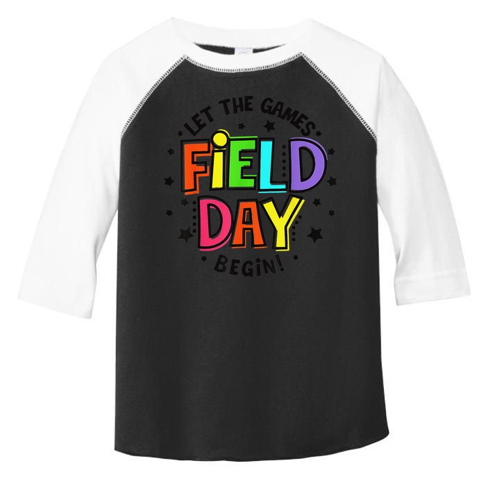 Teacher Student Field Day Let The Games Begin Field Day Toddler Fine Jersey T-Shirt
