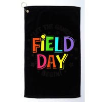 Teacher Student Field Day Let The Games Begin Field Day Golf Towel