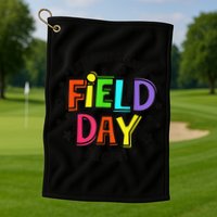 Teacher Student Field Day Let The Games Begin Field Day Golf Towel