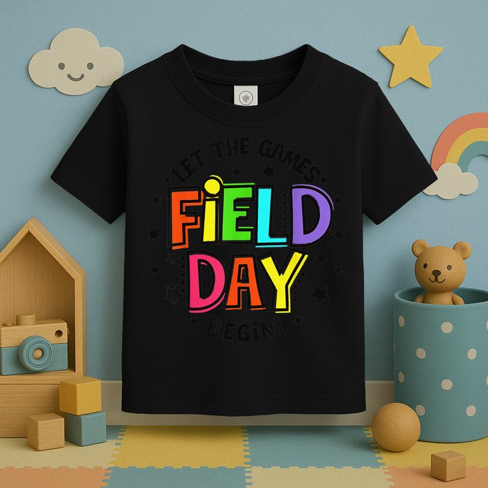 Teacher Student Field Day Let The Games Begin Field Day Toddler T-Shirt
