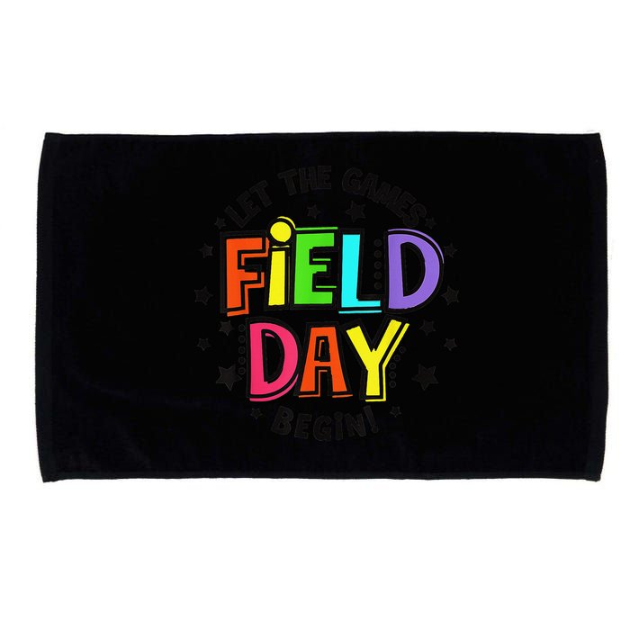 Teacher Student Field Day Let The Games Begin Field Day Microfiber Hand Towel