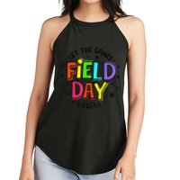 Teacher Student Field Day Let The Games Begin Field Day Women's Perfect Tri Rocker Tank