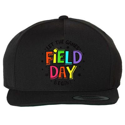 Teacher Student Field Day Let The Games Begin Field Day Wool Snapback Cap