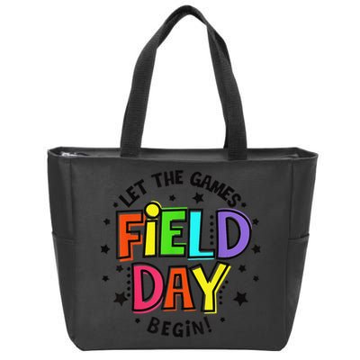 Teacher Student Field Day Let The Games Begin Field Day Zip Tote Bag