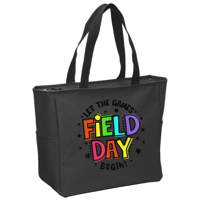 Teacher Student Field Day Let The Games Begin Field Day Zip Tote Bag