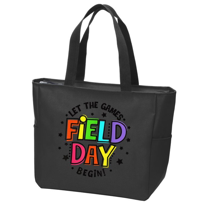 Teacher Student Field Day Let The Games Begin Field Day Zip Tote Bag