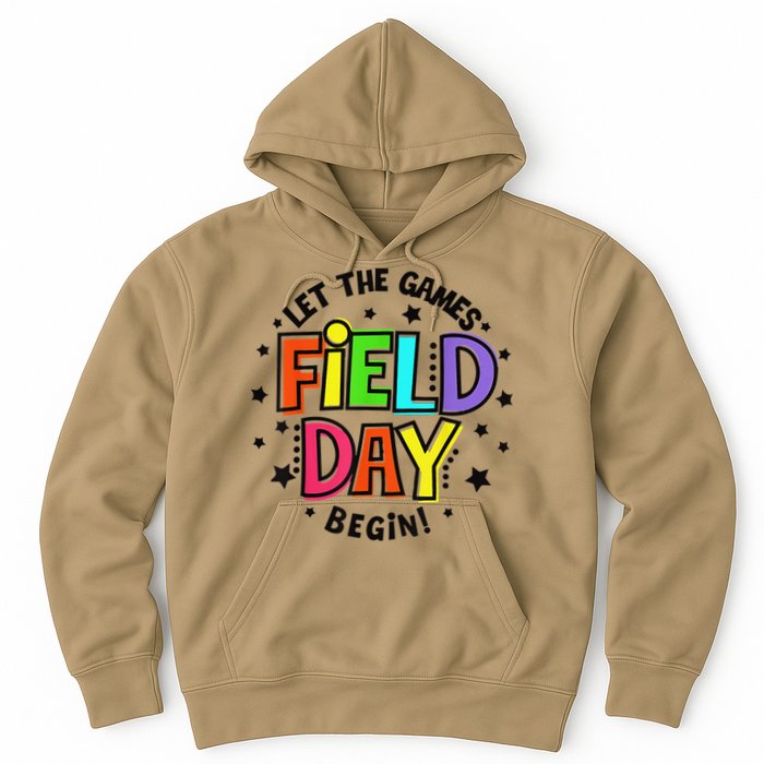 Teacher Student Field Day Let The Games Begin Field Day Hoodie