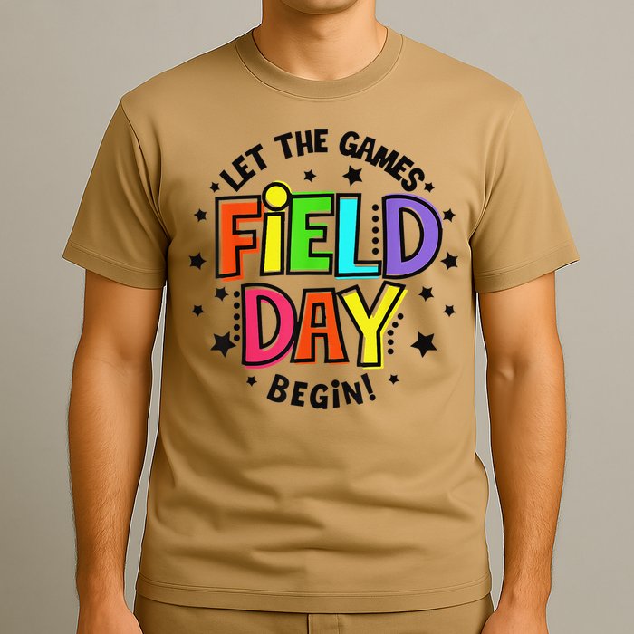 Teacher Student Field Day Let The Games Begin Field Day T-Shirt