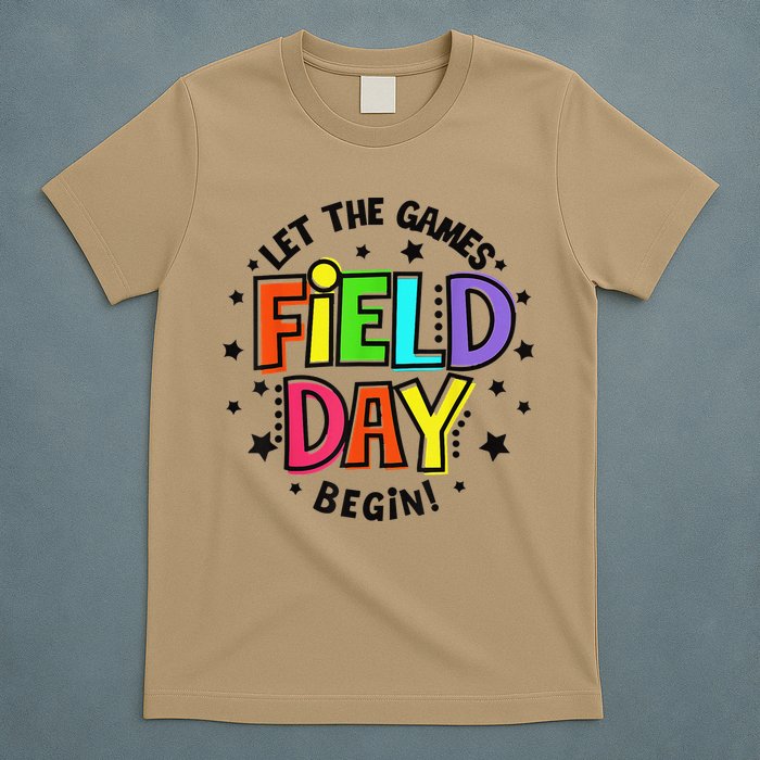 Teacher Student Field Day Let The Games Begin Field Day T-Shirt
