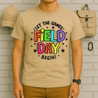 Teacher Student Field Day Let The Games Begin Field Day T-Shirt