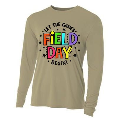 Teacher Student Field Day Let The Games Begin Field Day Cooling Performance Long Sleeve Crew