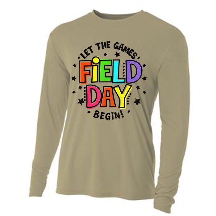 Teacher Student Field Day Let The Games Begin Field Day Cooling Performance Long Sleeve Crew