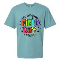 Teacher Student Field Day Let The Games Begin Field Day Sueded Cloud Jersey T-Shirt