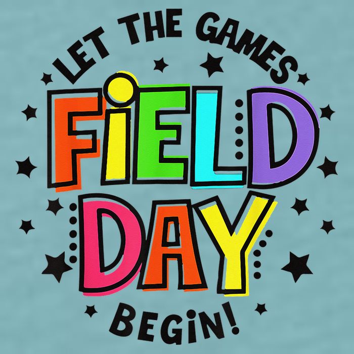 Teacher Student Field Day Let The Games Begin Field Day Sueded Cloud Jersey T-Shirt