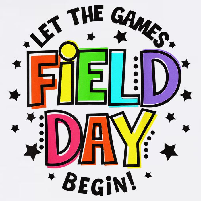 Teacher Student Field Day Let The Games Begin Field Day Garment-Dyed Sweatshirt