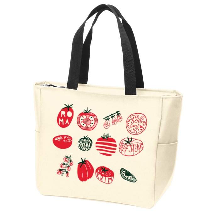 Tomato Shirts Foodie Gardening Gift Zip Tote Bag