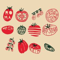 Tomato Shirts Foodie Gardening Gift Zip Tote Bag