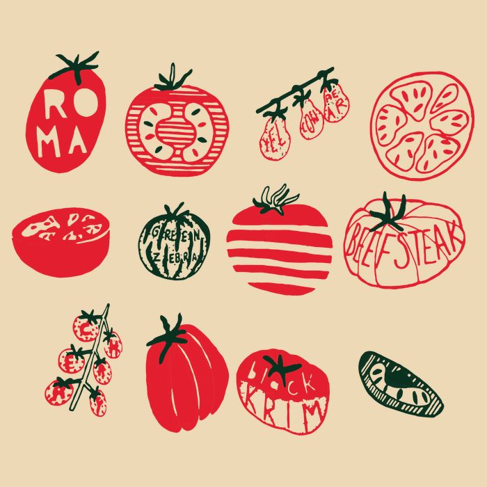 Tomato Shirts Foodie Gardening Gift Zip Tote Bag