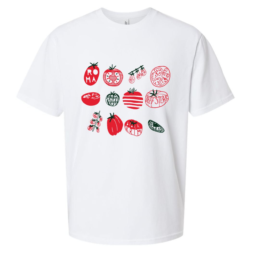 Tomato Shirts Foodie Gardening Gift Sueded Cloud Jersey T-Shirt