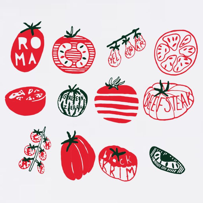 Tomato Shirts Foodie Gardening Gift Doggie Tank