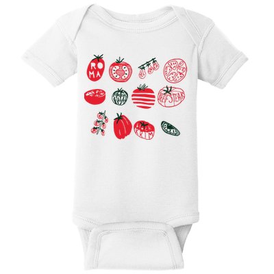 Tomato Shirts Foodie Gardening Gift Baby Bodysuit