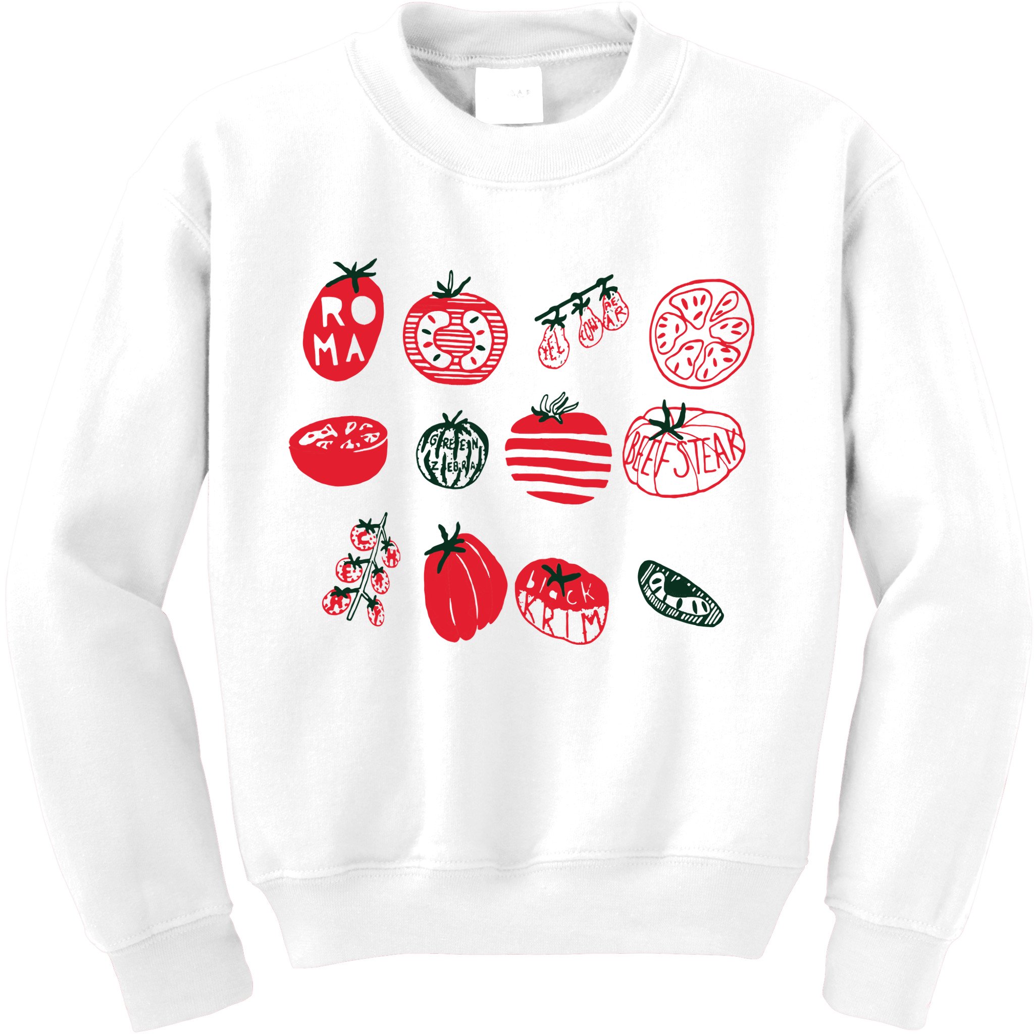 Tomato Shirts Foodie Gardening Gift Kids Sweatshirt
