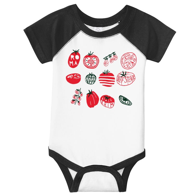 Tomato Shirts Foodie Gardening Gift Infant Baby Jersey Bodysuit