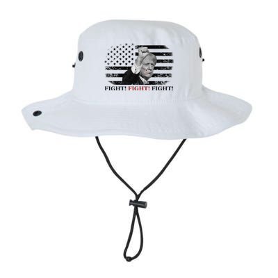 Trump Shooting Fist In Air Fight Blood On Face Legacy Cool Fit Booney Bucket Hat