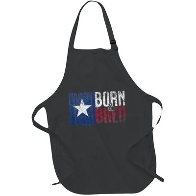 Texas State Flag Pride Born & Bred Native Home Apron