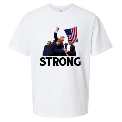 Trump Strong Fist Hand Us Vote Trump 2024 Survives Rally Sueded Cloud Jersey T-Shirt