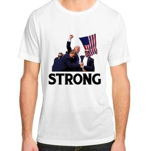 Trump Strong Fist Hand Us Vote Trump 2024 Survives Rally Adult ChromaSoft Performance T-Shirt