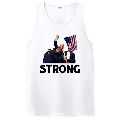 Trump Strong Fist Hand Us Vote Trump 2024 Survives Rally PosiCharge Competitor Tank